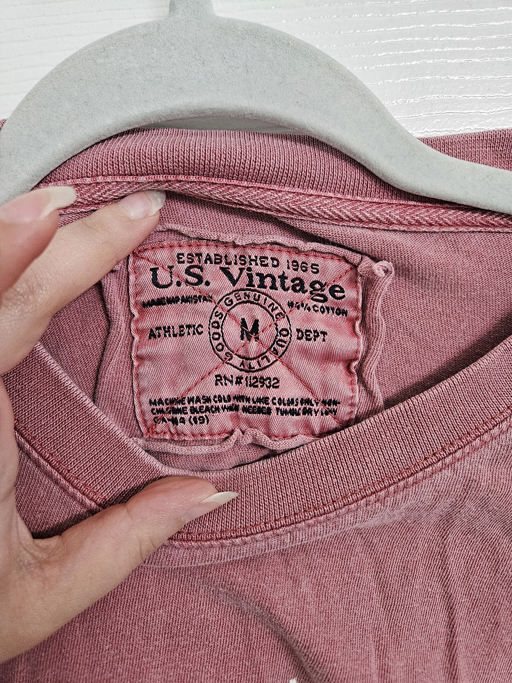 Vintage-Style Cannon Beach Graphic Tee - Dusty Rose Medium Mens Shirt - Picture 2 of 8